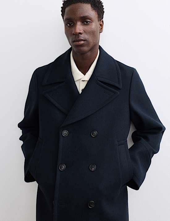 Italian Wool Revere Peacoat