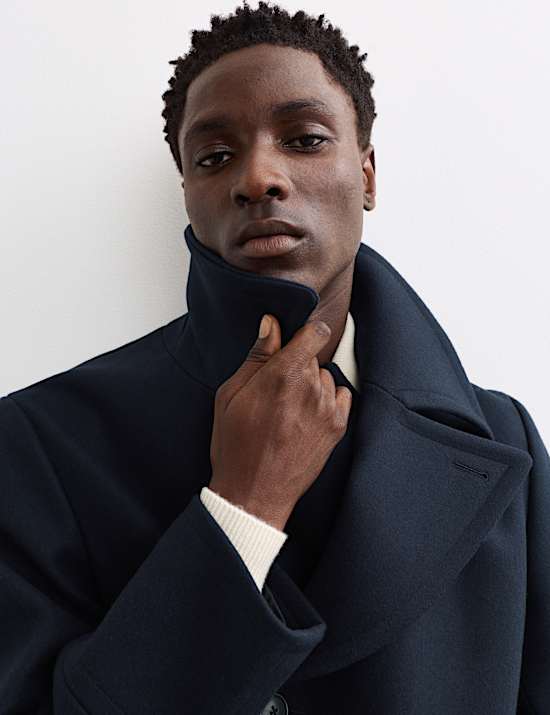 Italian Wool Revere Peacoat