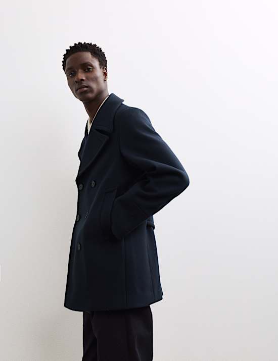 Italian Wool Revere Peacoat