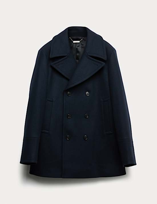 Italian Wool Revere Peacoat