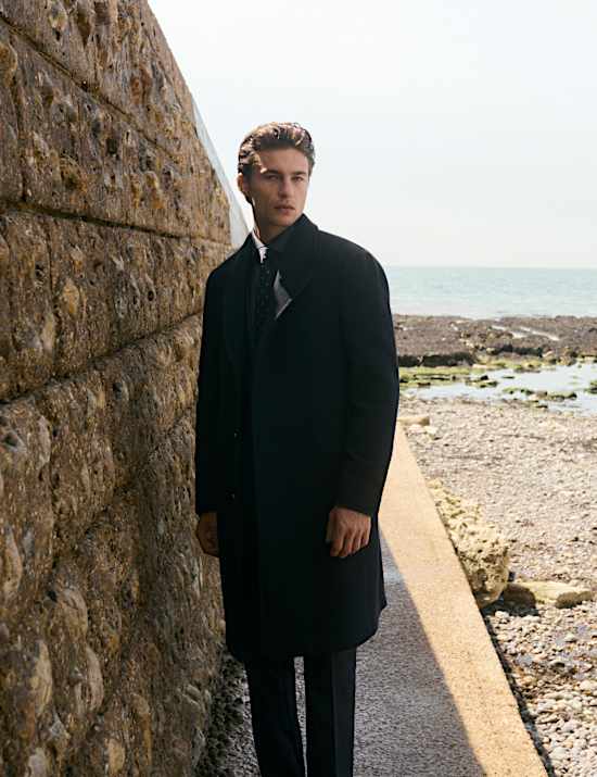 Italian Wool Revere Coat