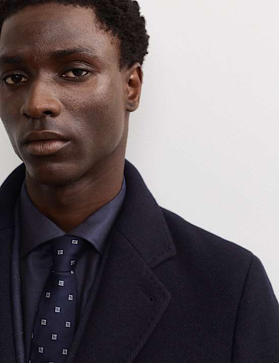 Italian Wool Revere Coat