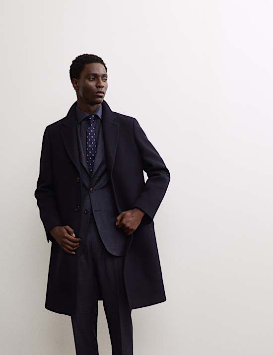 Italian Wool Revere Coat