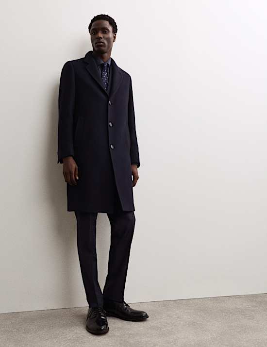 Italian Wool Revere Coat