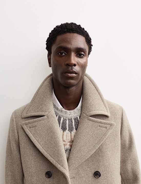 Italian Wool Revere Peacoat