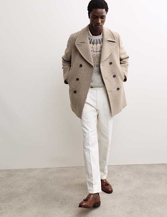 Italian Wool Revere Peacoat