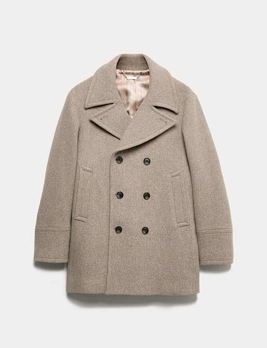 Italian Wool Revere Peacoat