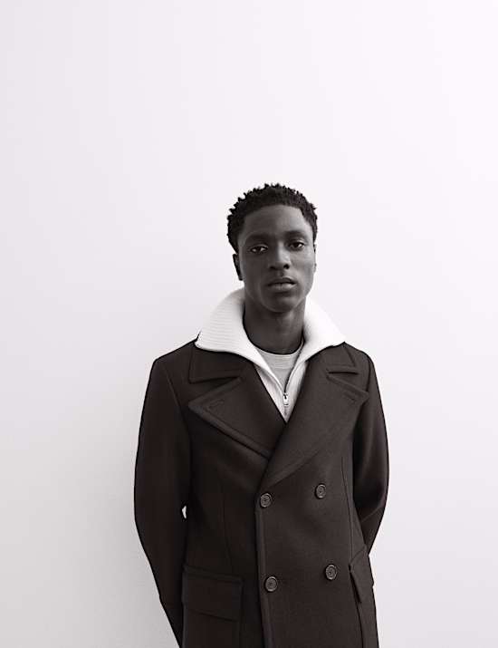 Italian Wool Revere Coat