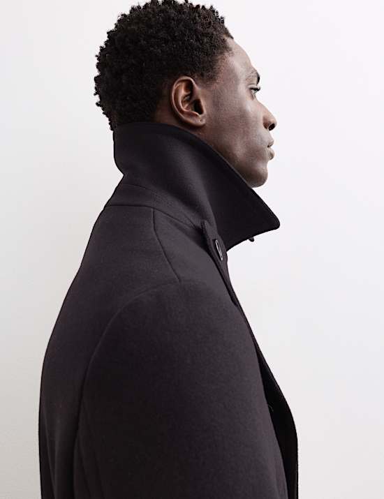 Italian Wool Revere Coat