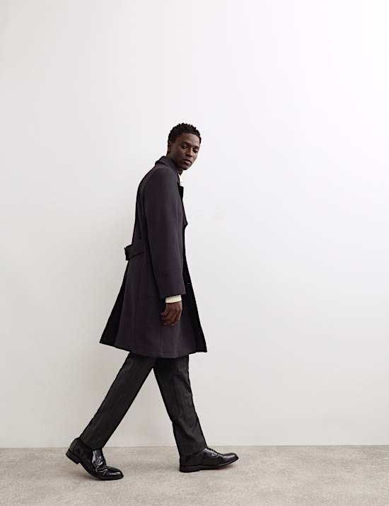 Italian Wool Revere Coat