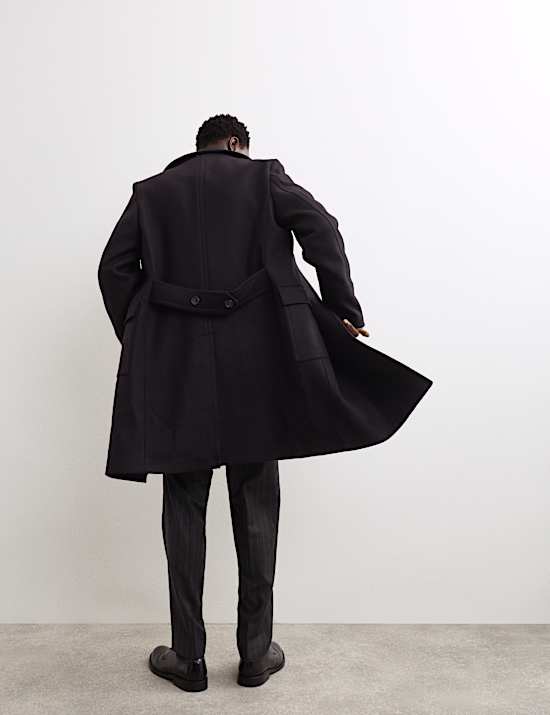 Italian Wool Revere Coat