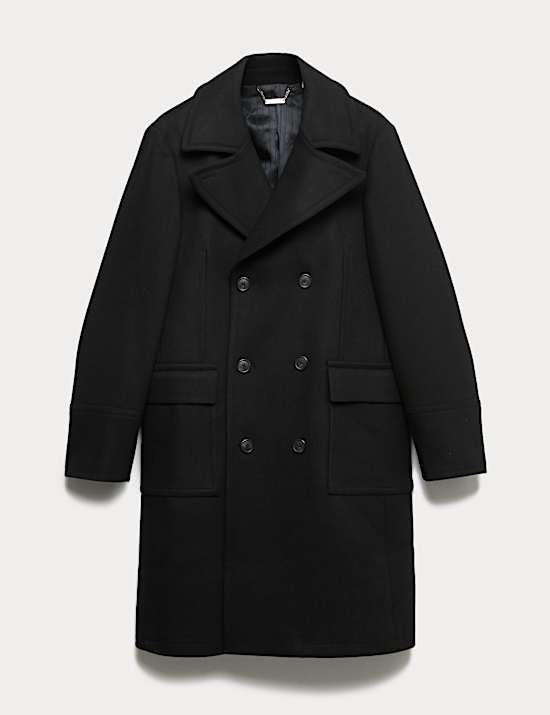 Italian Wool Revere Coat