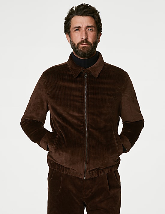 ז'קט הרינגטון מבד קורדרוי