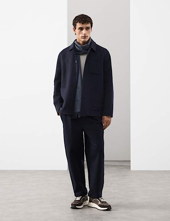 Wool Blend Chore Jacket