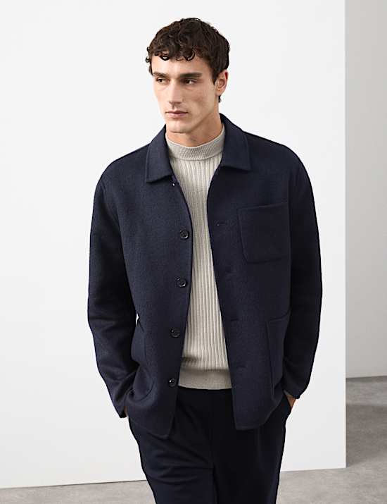 Wool Blend Chore Jacket