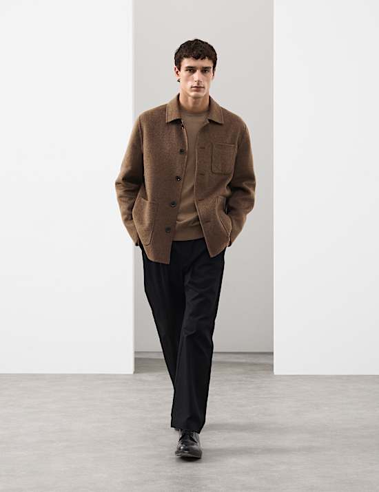 Wool Blend Chore Jacket