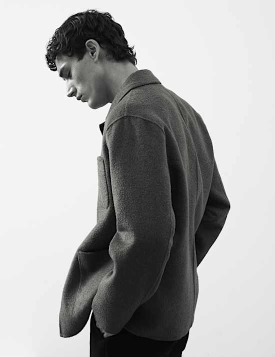 Wool Blend Chore Jacket