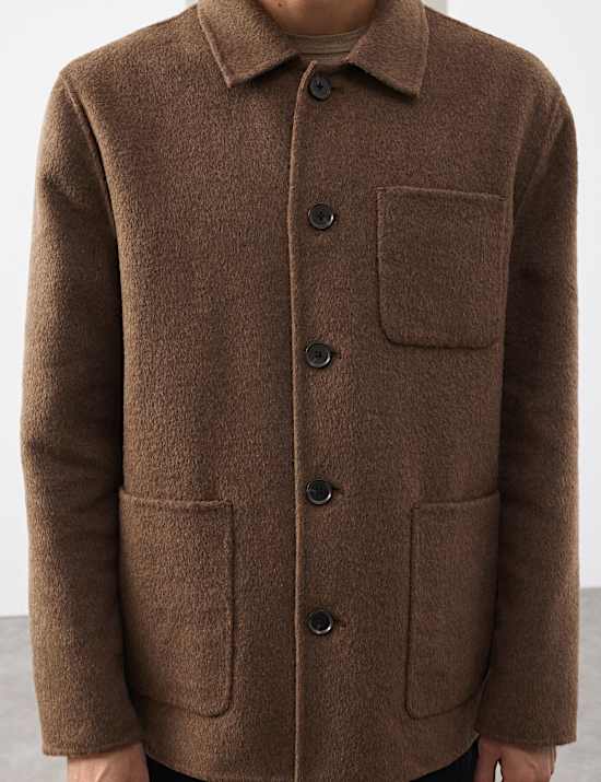 Wool Blend Chore Jacket