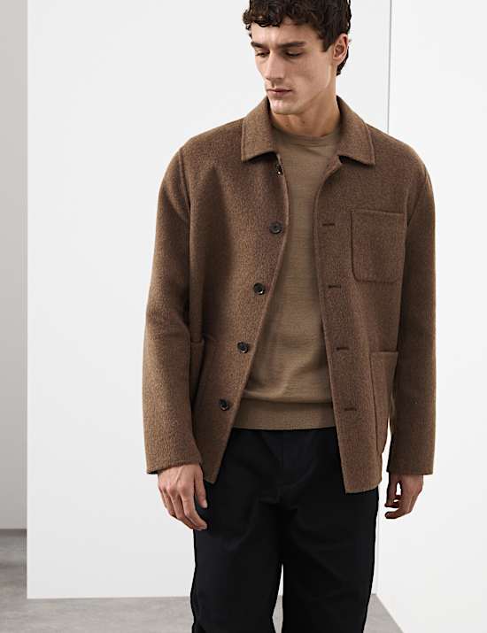 Wool Blend Chore Jacket