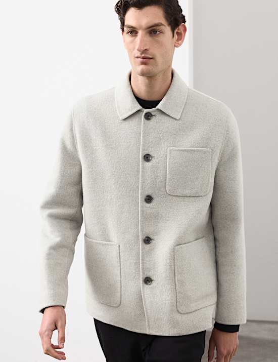 Wool Blend Chore Jacket