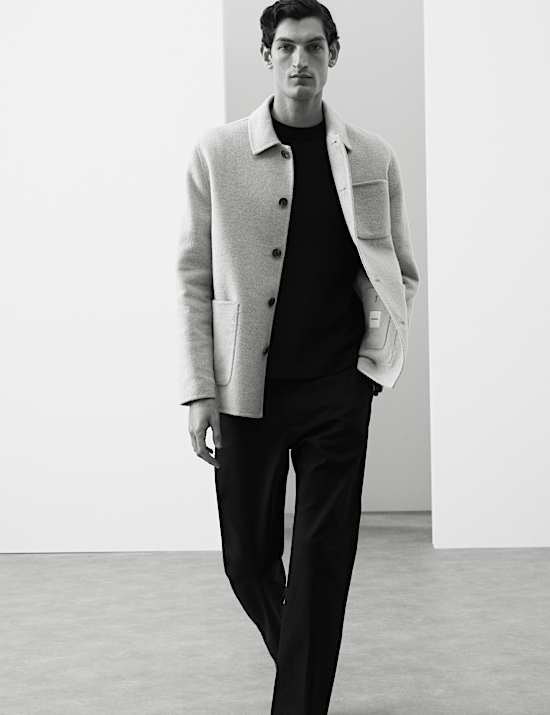 Wool Blend Chore Jacket