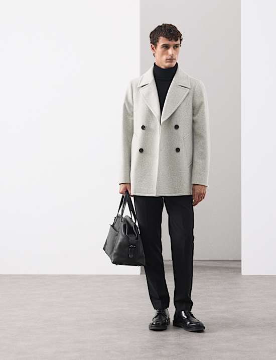 Wool Rich Peacoat