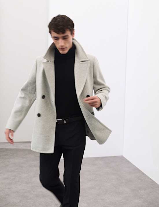 Wool Rich Peacoat