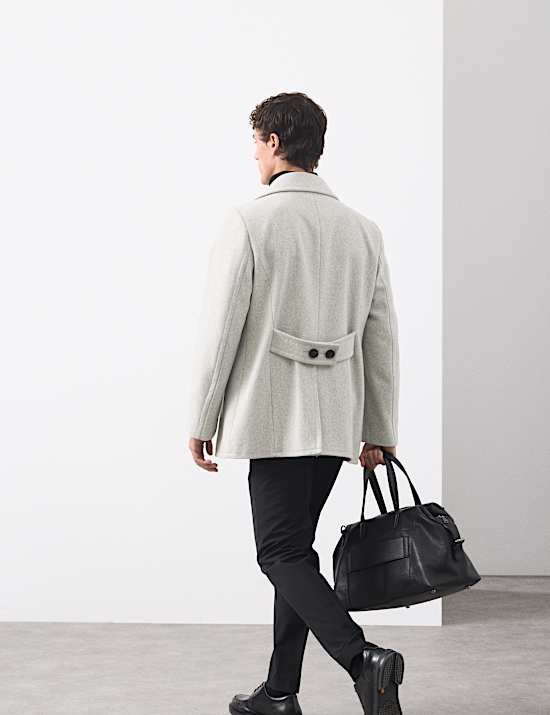Wool Rich Peacoat