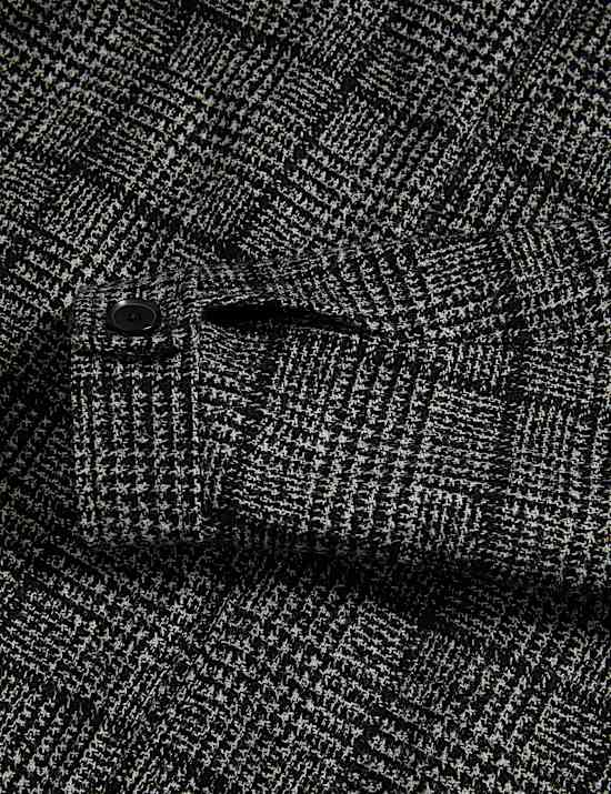 Wool Blend Harrington Jacket