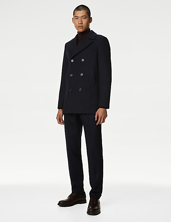 Wool Rich Peacoat