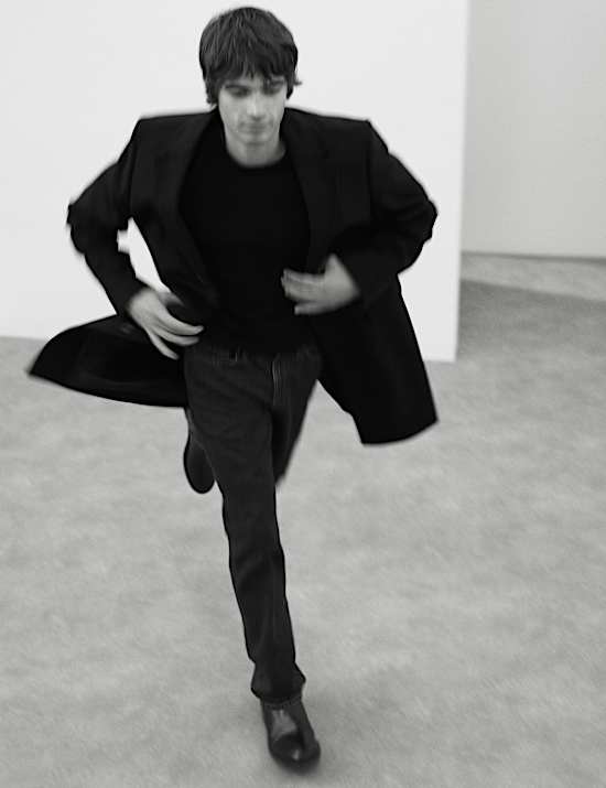 Wool Blend Revere Coat with Cashmere