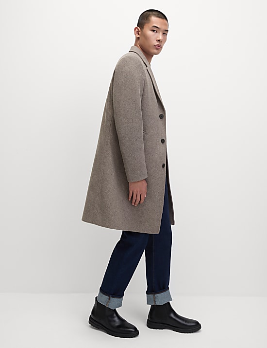 Παλτό με γυριστό γιακά