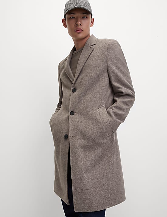 Παλτό με γυριστό γιακά