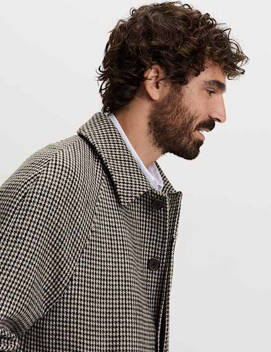 Autojas met textuurdessin, met wol