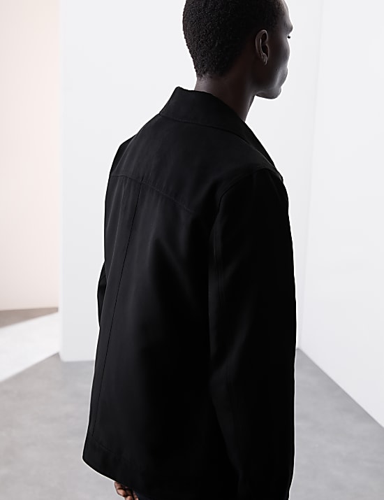 Τζάκετ Harrington από συνθετικό σουέντ