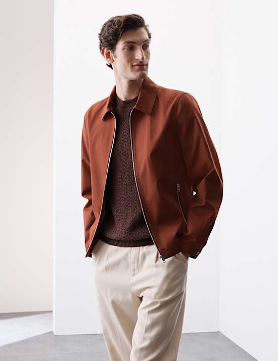 Pure Cotton Harrington Jacket