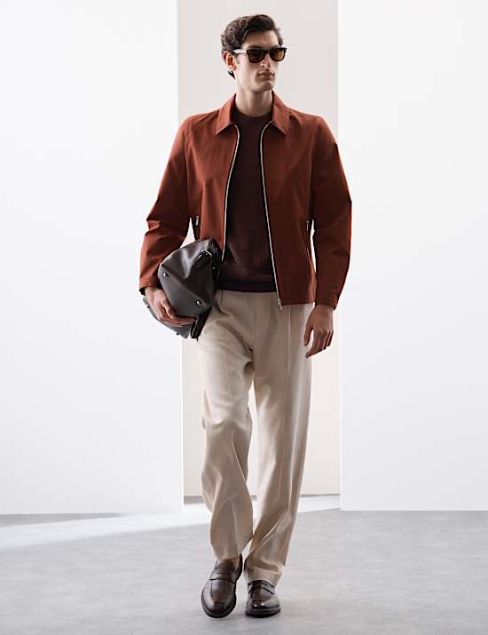 Pure Cotton Harrington Jacket