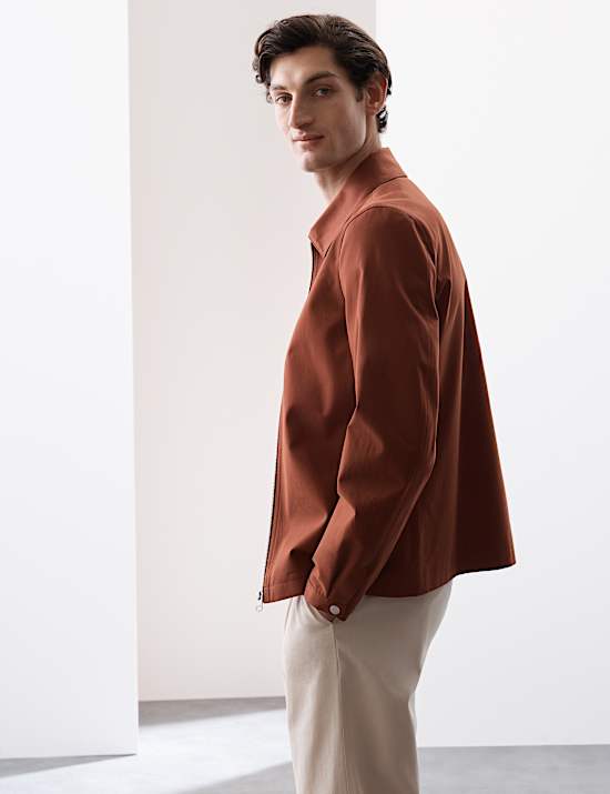 Pure Cotton Harrington Jacket