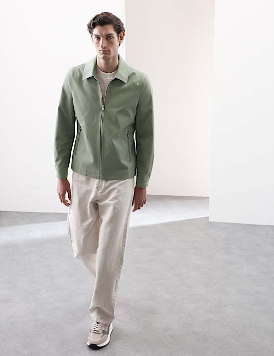 Pure Cotton Harrington Jacket