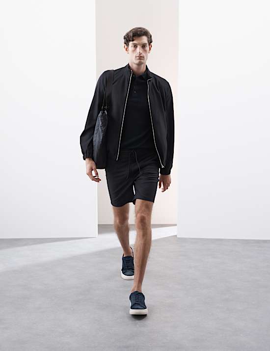 Funnel Neck 360 Flex Bomber Jacket