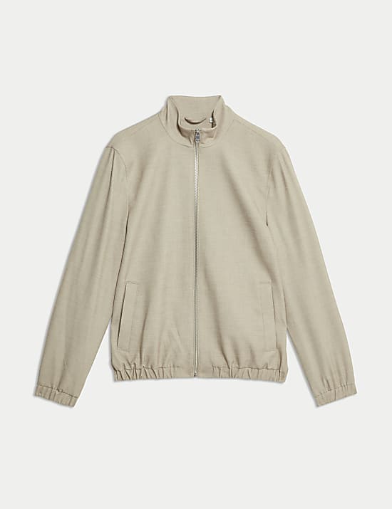 Funnel Neck 360 Flex Bomber Jacket
