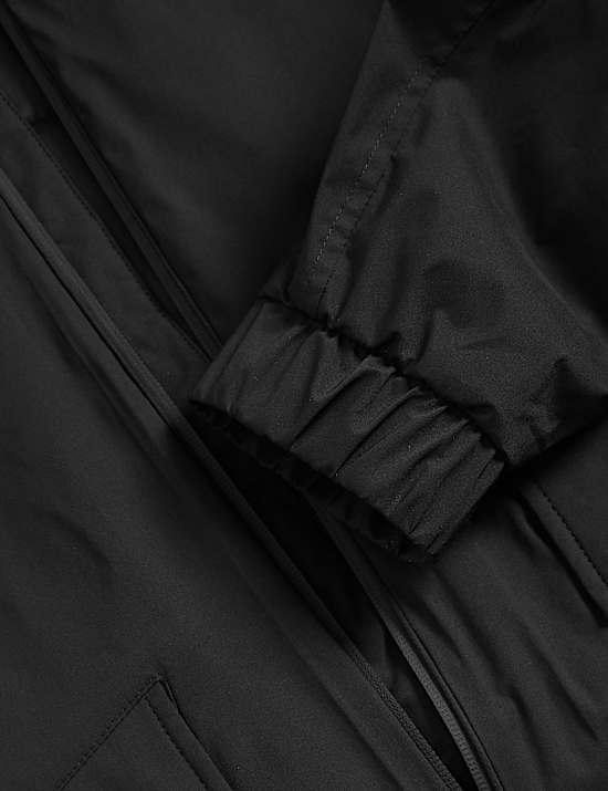 Padded Hooded Bomber Jacket