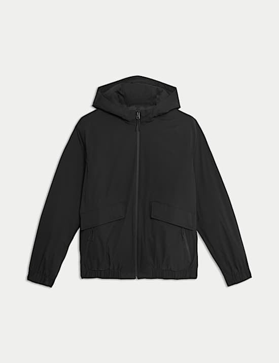 Padded Hooded Bomber Jacket