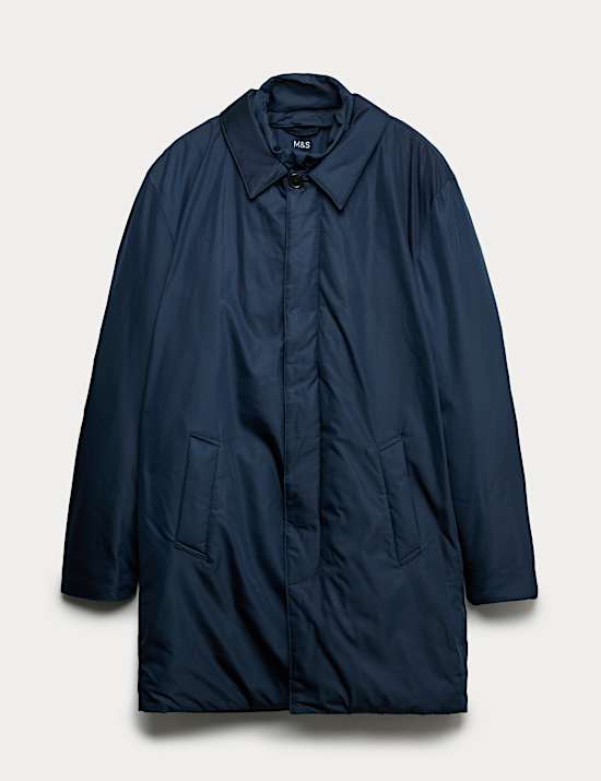 Shirt Collar Mac with Removable Bib