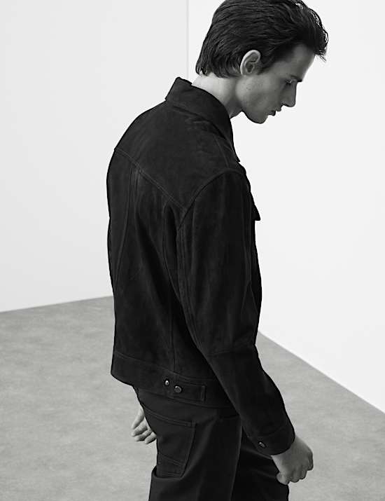 Suede Trucker Jacket