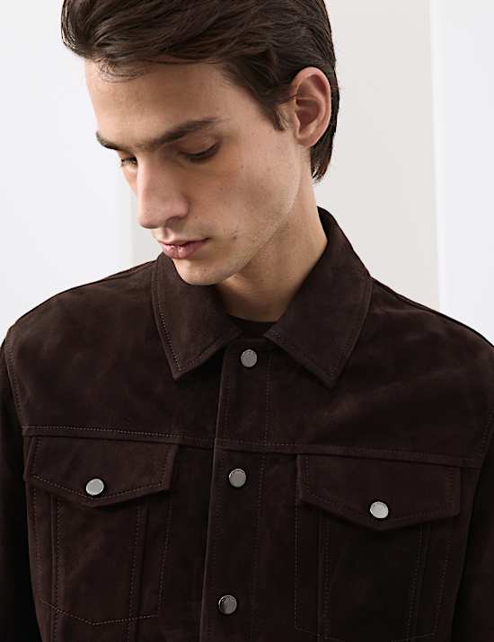 Suede Trucker Jacket