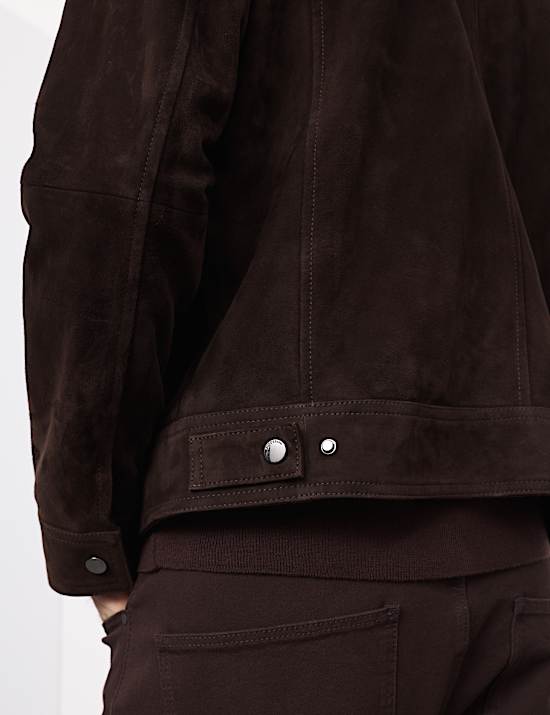 Suede Trucker Jacket
