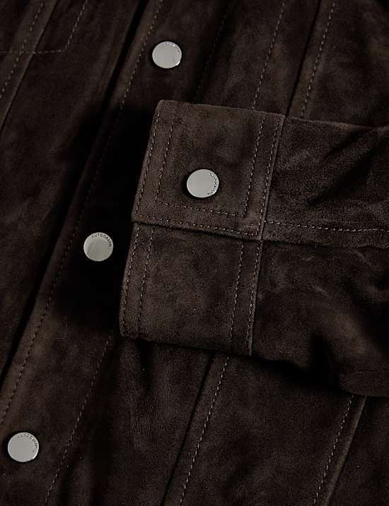 Suede Trucker Jacket