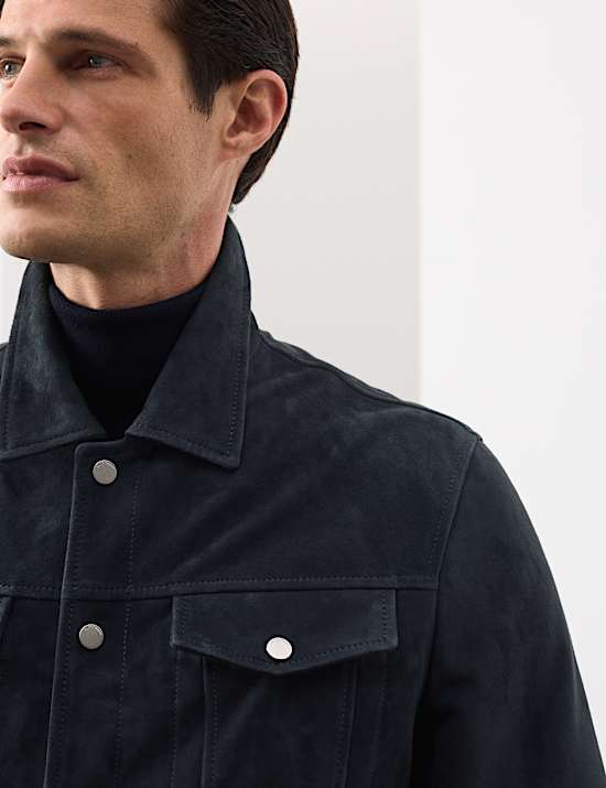 Suede Trucker Jacket