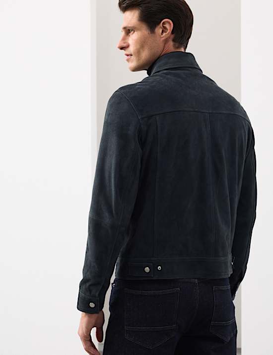 Suede Trucker Jacket